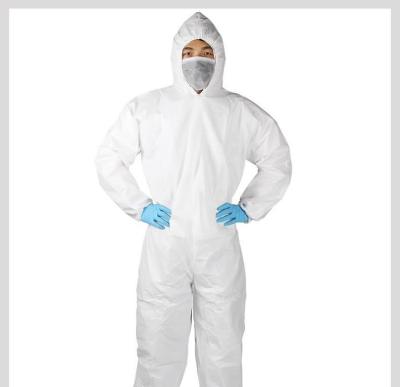 Polypropylene Nonwoven Disposable Protective Coverall , Disposable Chemical Suit