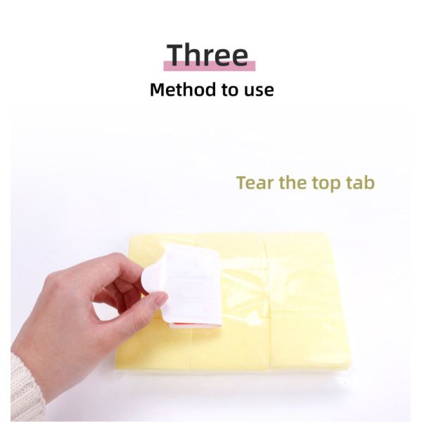 650 Pcs Lint Free Nail Wipes Gel Polish Remover Pads Absorbent Cotton Pads Nail Beauty Products for Manicure Prep and Care Routine Home Salon