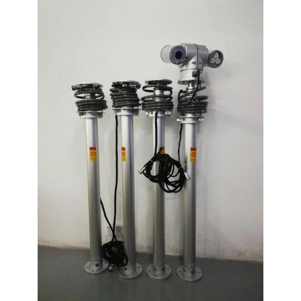 Aluminum 4.2M 5.7M 120N Pneumatic Telescopic Antenna Mast