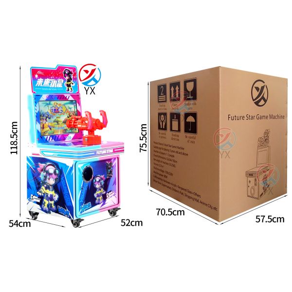 Single-person Coin-operated Mini Arcade Target Practice Game Games Machine For Kids