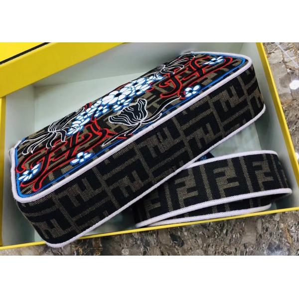 Baguette Bag Classic Single Strap Shoulder Bag embroider pattern Underarm Bag