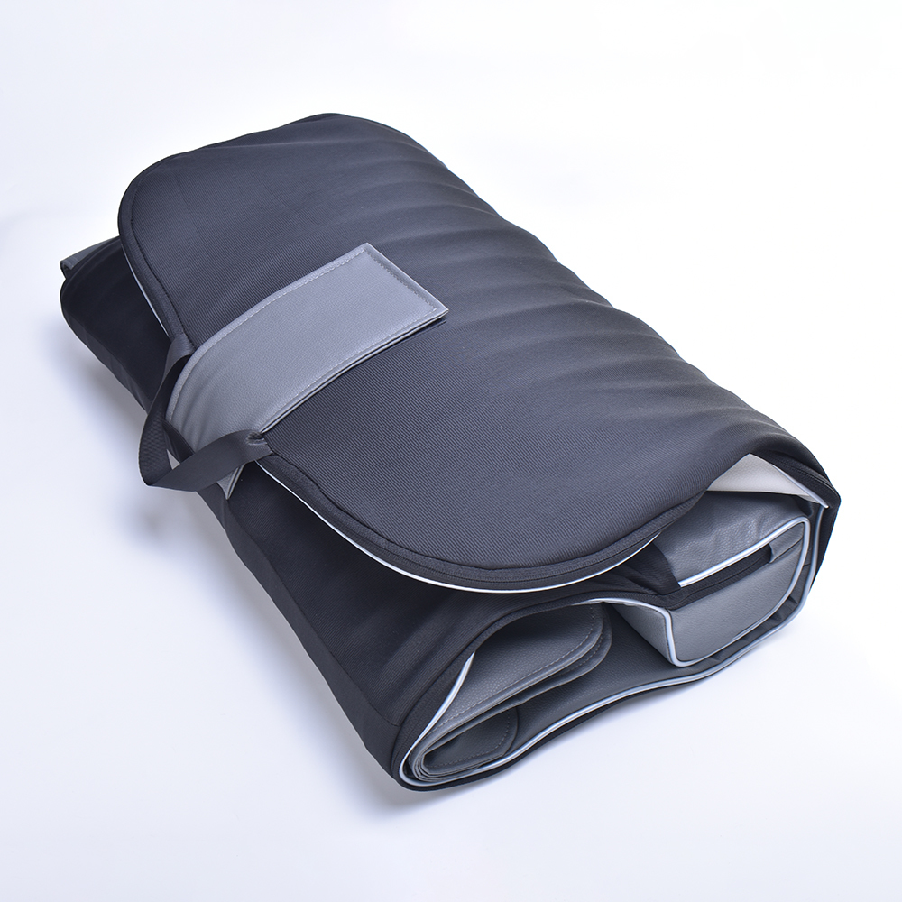Portable Foldable Heating Massage Mattress with 4 Massage Modes for Full Body Relaxation