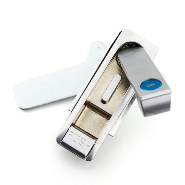 Die Casting Silver Zinc Alloy Plane Swing Handle Lock For Cabinet And Door