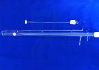 1100C a fondu le tube de verre transparent de la verrerie de laboratoire de la Science de silicium 2.2g/Cm3