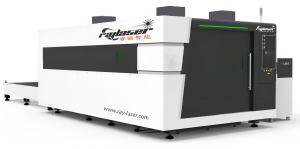 Máquina de corte a laser de chapa metálica em fechamento Máquina de corte a