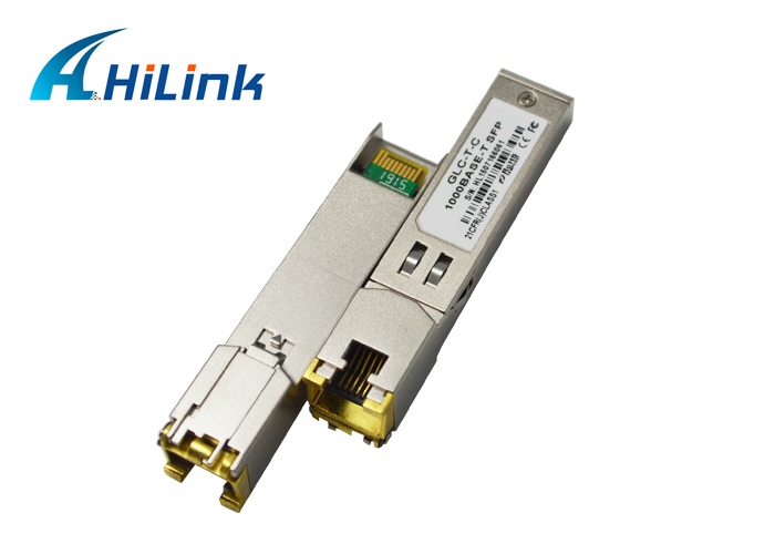 Медное 1000BASE-T SFP RJ45 100 измеряет оборудование оптического волокна CAT5