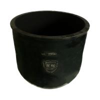 Mélangeur de métaux Carbure de silicium Graphite Crucible rond Basse adhérence à l'escargot
