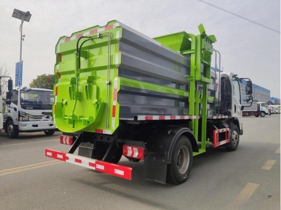 6.5CBM Rear Loader Garbage Compactor Truck Euro 3 4 5 6 Emission Standard Advanced Technology