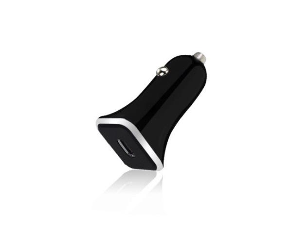 Alloy Zinc Car Phone Charger Adapter , Fast Charging Car Charger Led Light Indicator