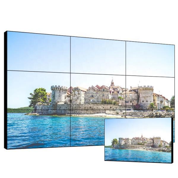 8Bits 16.7M 3 X 3 Video Wall 1.7mm Bezel Gap 46 Lcd Video Screen 1920x1080