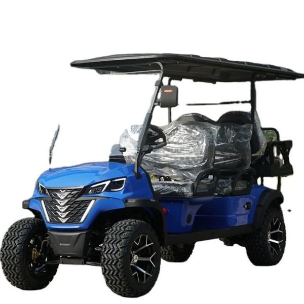 GCC 8 Passenger Golf Cart Standing Postion of Tail Caddie Equipped