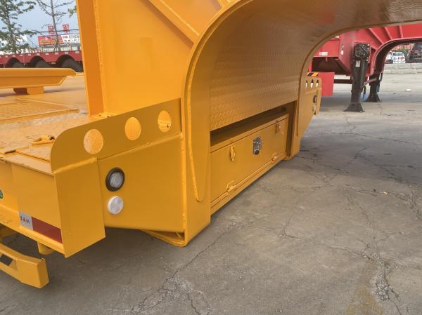 CIMC 6-axis 60 T 80 120 Tons Lowbed Semi Trailer