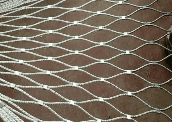 Black Oxide Iron Stainless Steel Zoo Mesh Metal Mesh 2.5mm Customized Size