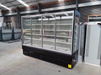 Congelador vertical de la expendidora automática del helado del supermercado con las cubiertas multi