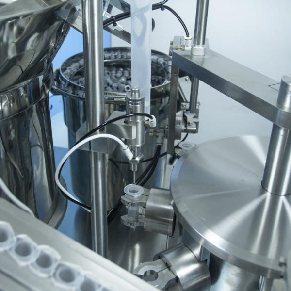 Semi-Automatic Pre Filled Gel Syringe Filling Machine Aseptic Syringe Filling Stoppering Machine