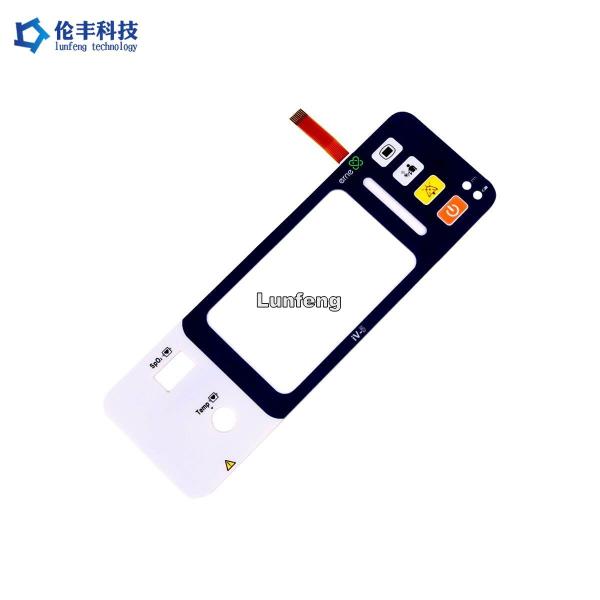 Polyester PET LED Membrane Switch , Customized Design Key Membrane Switch