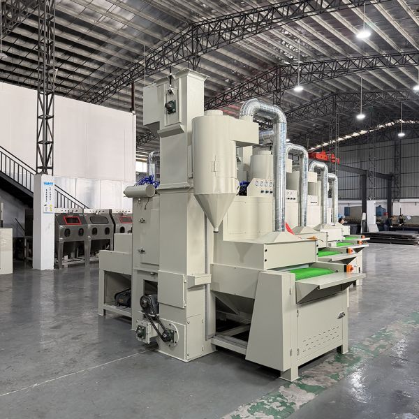 Conveyor Type Dustless Automatic Sandblasting Machine