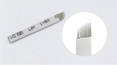Wholesale White Color Semi Permanent Make Up Mibroblading Tattoo Needles