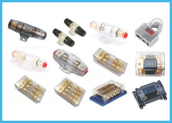Стеклянная лампа 10x38mm AGU золота медная плавкий патрон 5AG 80 Amp
