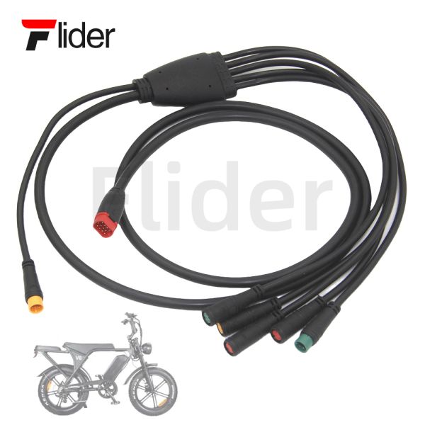 Waterproof Electric Bike Cable Electric Bike Parts Multiple Functions