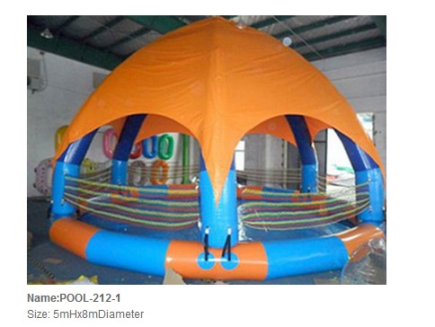 Inflatable pool / inflatable water pool / giant round pool with Canopy