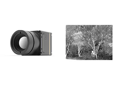 400x300 17μm Compact COIN Series Uncooled Thermal Camera Core