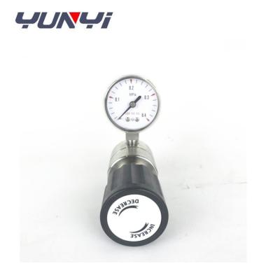 regulador de pressão do gás da pureza 10000psi alta de aço inoxidável