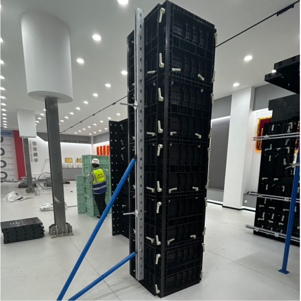 Impact Resistant Modular Plastic Formwork Black / White Column And Beam Formwork
