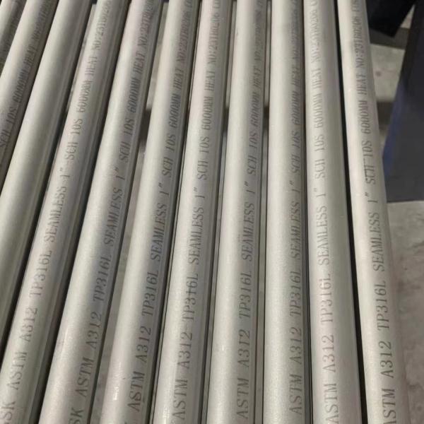Heavy Wall 316L Stainless Steel Pipe ANSI B3.6 SCH40 SCH80 XXS SCH10S TP316L Stainless Pipe