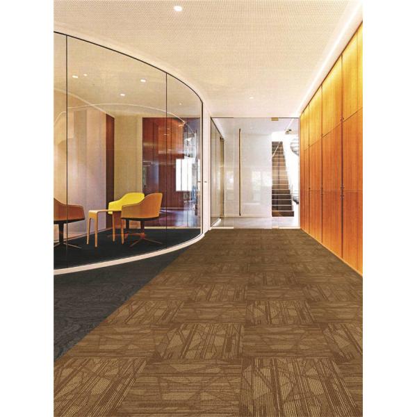 Beautiful Commercial Carpet Tiles / Office Floor Carpet Tiles For Project