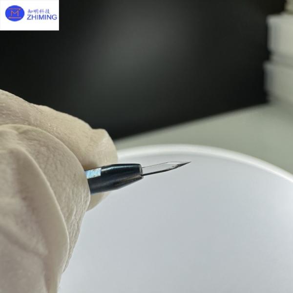 Cuchilla de zafiro de 0,8 mm/1,0 mm/1,2 mm para trasplante capilar en la industria de la estética médica