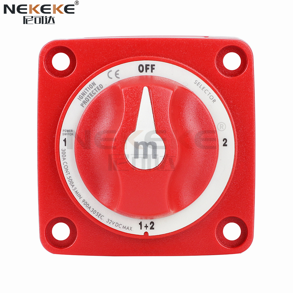 MT085 300A Continuous Current IP66 Waterproof Ignition Protected Marine Battery Isolator Switch Dual Circuit