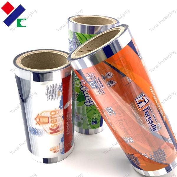 Candy OPP Plastic Roll Film Food Grade Custom Printing Snack Sachet Packaging