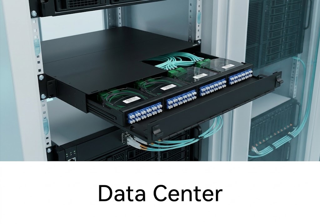 oem mtp fiber patch panel，OEM MTP MPO Fiber Patch Panel High Density Up to 72 Fiber Modular Optical Distribution Panel for Data Center Networks