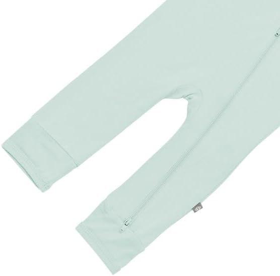 Unisex Rayon Zip Onesies Newborn Long Sleeve Zipper Onesie Soft Breathable Baby Clothing