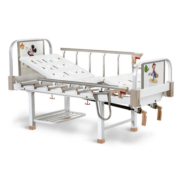 China Products Comfortable 2 Cranks Medical Children Clinic Bed With Medal For Hospital