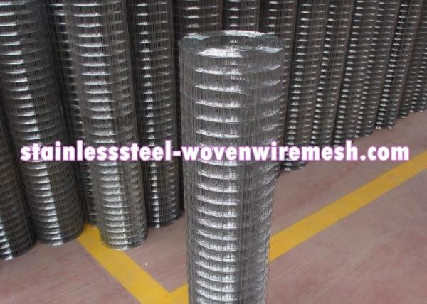 Custom 1 X 1 Welded Steel Mesh Rolls , Stainless Steel Welded Mesh Corrosion Resistant