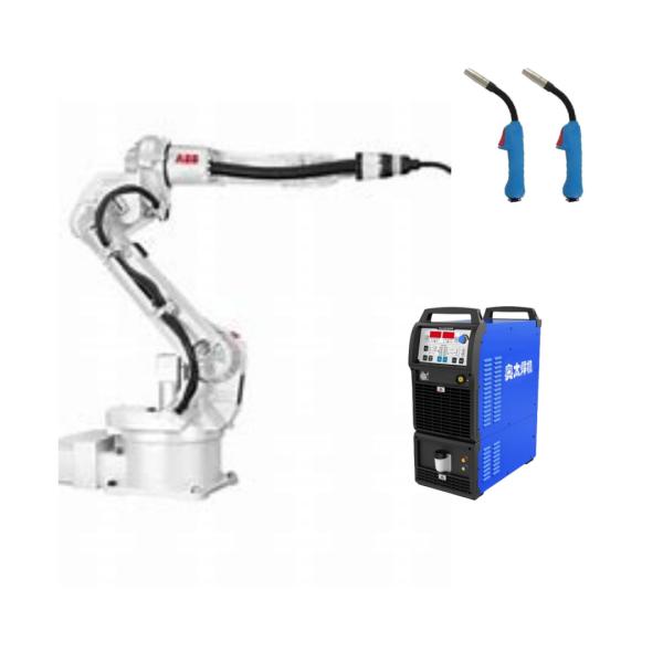 6 Axis Payload 15kg Reach 1850mm ABB IRB 2600ID Welding Robot Arm With Welder And TBI MIG Gun