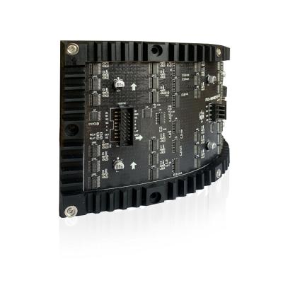 Ecrã de visualização LED flexível P2.5 para interiores para cilindro Anel de Mobius 240x120mm