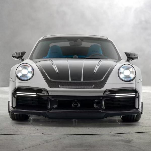 992 Turbo Porsche Body Kit Carbon Fiber MSY Style Diy Rear Bumper Spoiler Hood