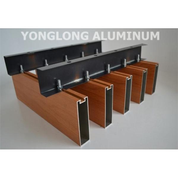 Standard Aluminum Curtain Wall Profile , Aluminum T Slotted Framing System