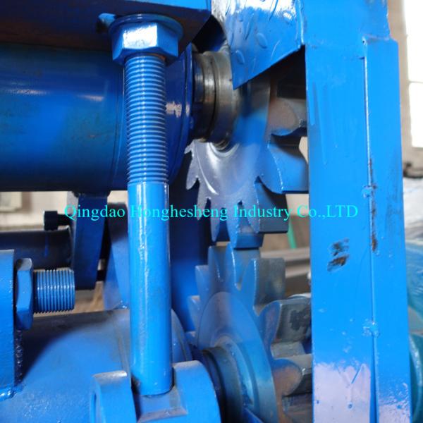 Wear Resisting Waste Tire Strip Cutter 1t/h