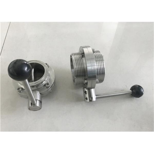 Tri Clamp Sanitary Butterfly Valve Food Grade Stainless Steel 316 Quick Install