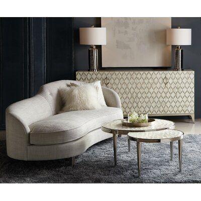ISO18001 Standard Hotel Room Sofa Curved Tufted White Sofa 2200*900*800mm