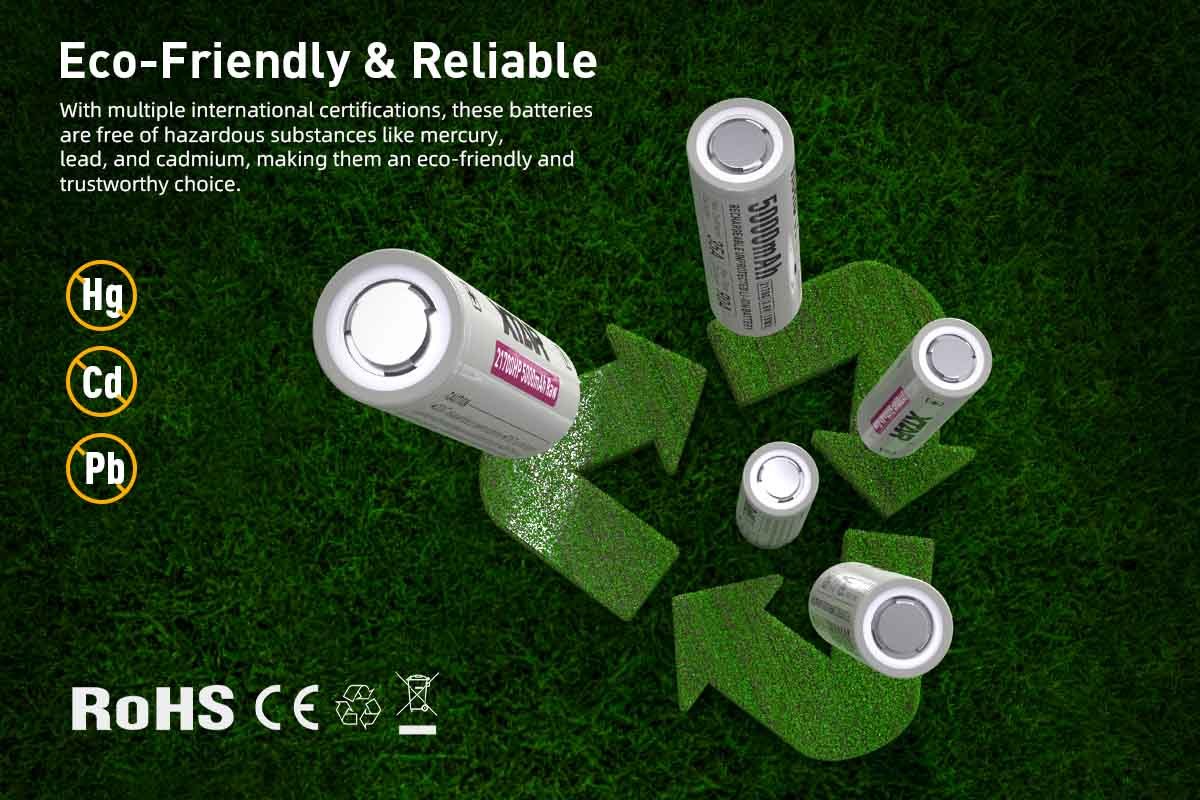 High-Performance 21700 Lithium Ion Cell with 5000mAh Capacity and 90A Peak Discharge for Industrial Applications