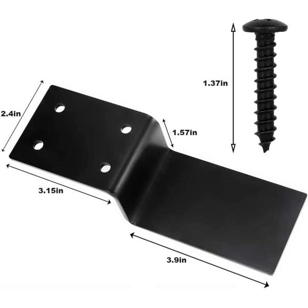 Porte-barricades en argent, porte-barricades en argent, porte-barre ouverte, porte-barres de sécurité