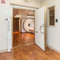 l'hôpital de 1.2mx2.1m a protégé l'acier inoxydable de radiofréquence de portes