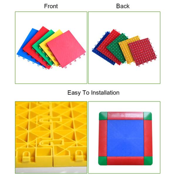 Поверхности на открытом воздухе спорт полипропилена поля Фуцал блокируя