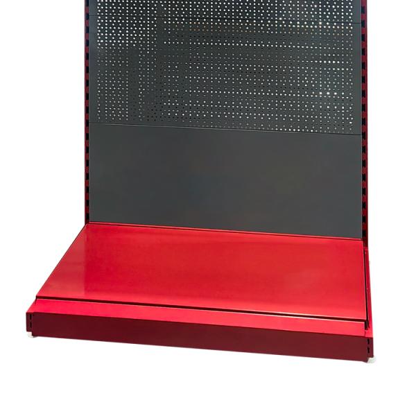 ODM OEM Garage Tool Display Rack Stand with Adjustable Shelves Metal Pegboard Storage Racking Display