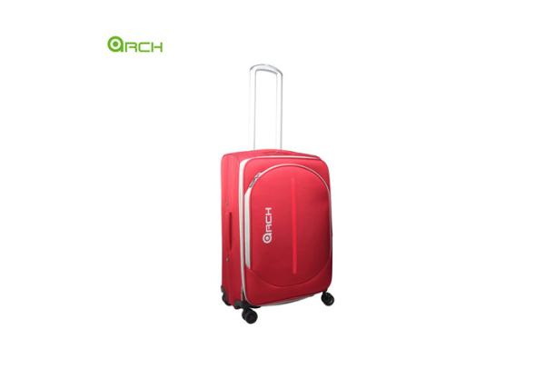 Tapestry Material Trolley Case Soft Sided Luggage with Double Spinner Wheels